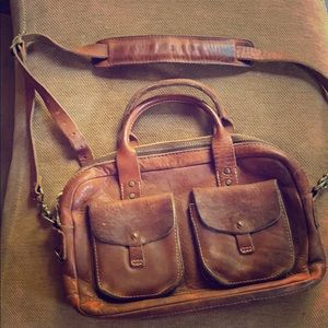 Coronado Vintage Stone-Washed Briefcase #100